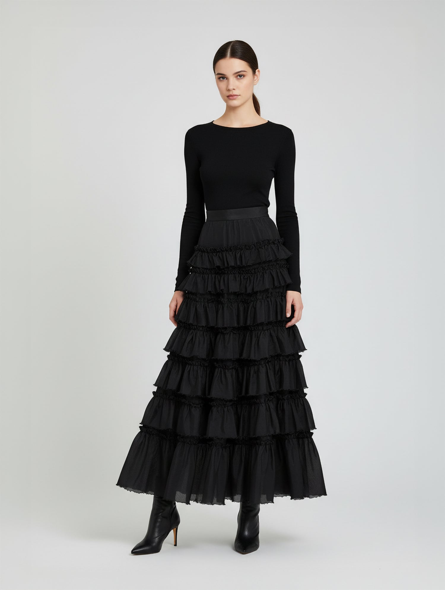 Schwarzer MaxiRock. Black Maxi skirt