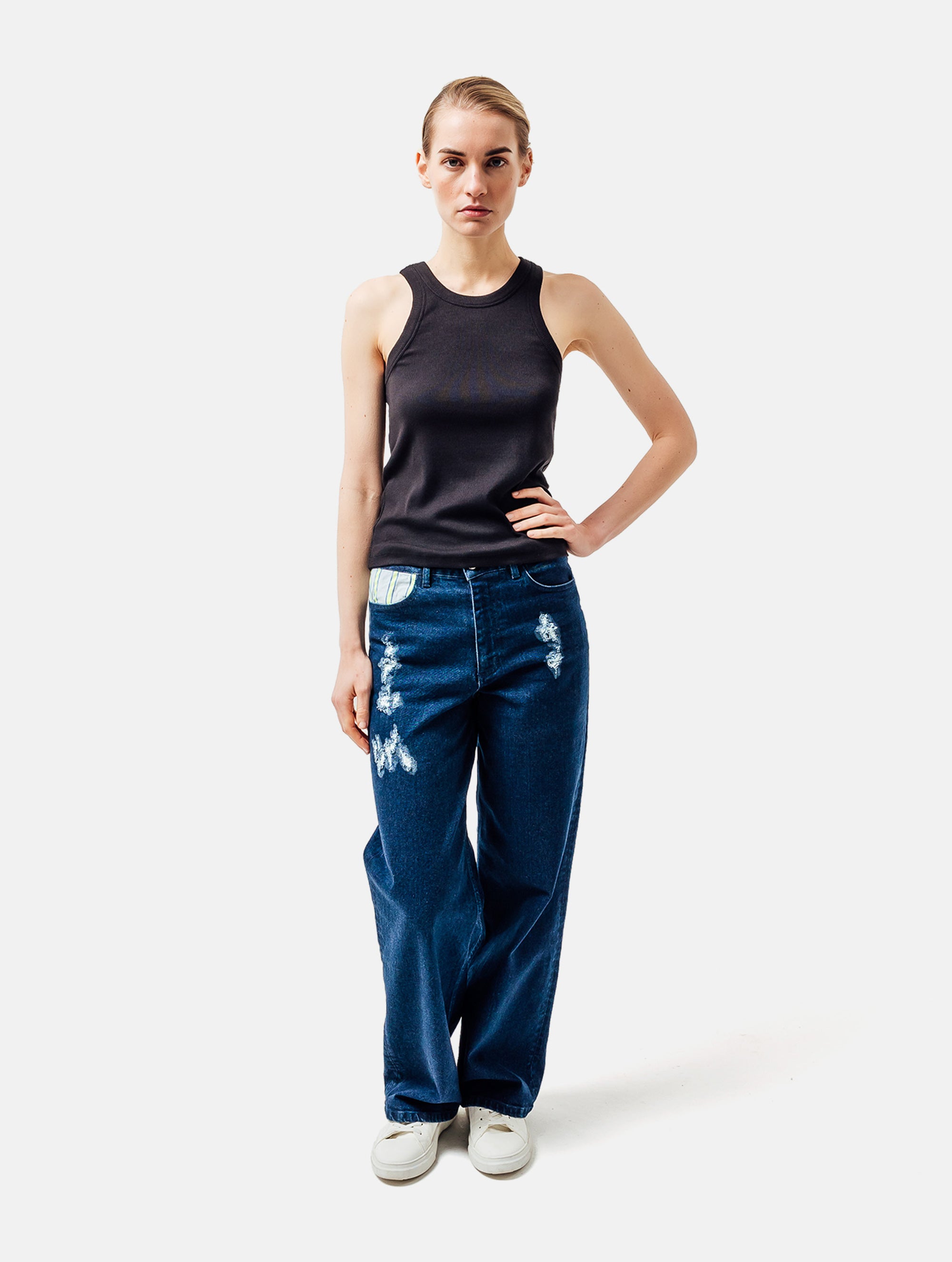 Tanktop aus weichen Rippenjersey, gefertigt aus hochwertigem Baumwoll- und Bamboo Mix mit Elastan.