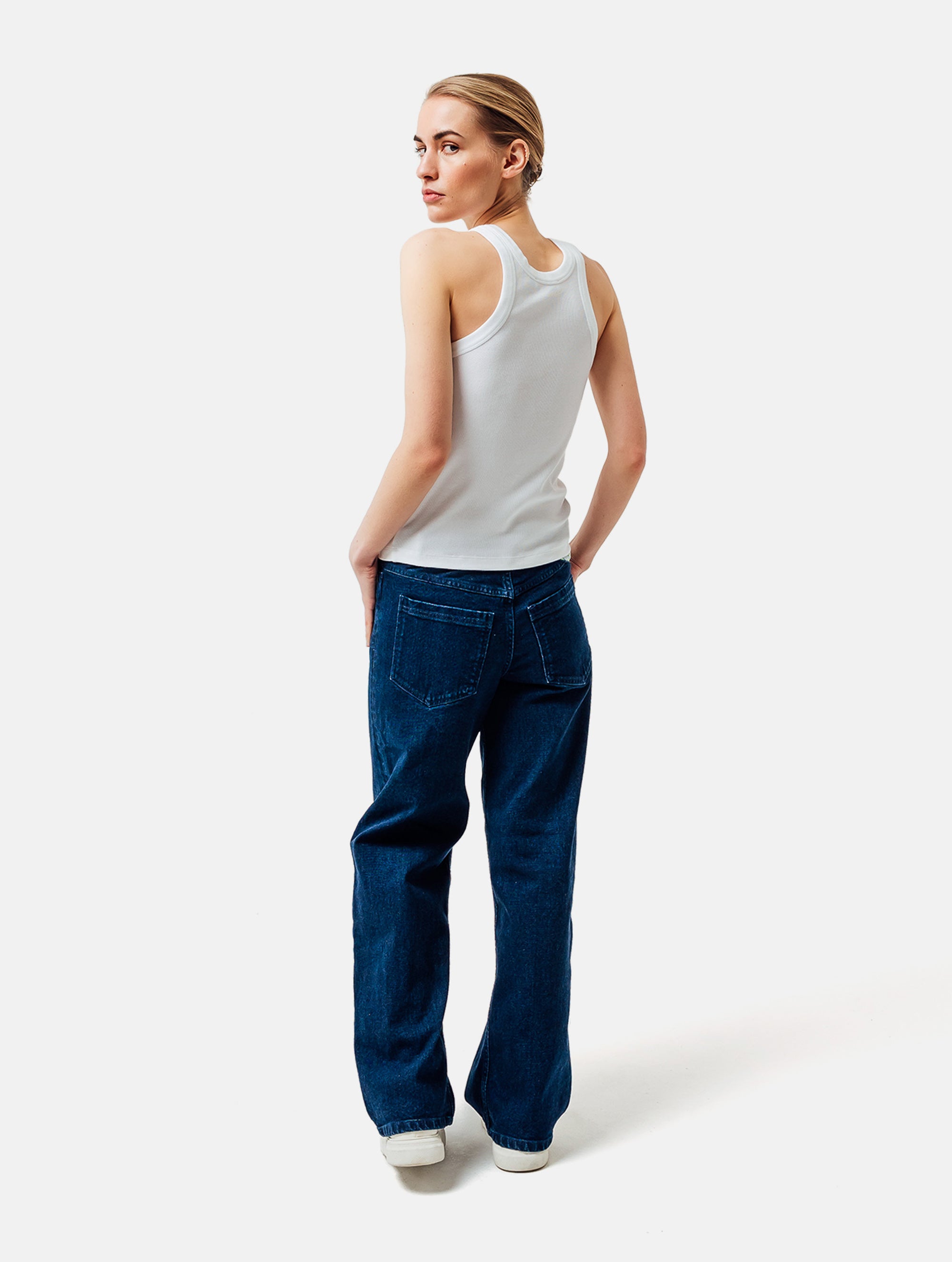 Tanktop aus weichen Rippenjersey, gefertigt aus hochwertigem Baumwoll- und Bamboo Mix mit Elastan.