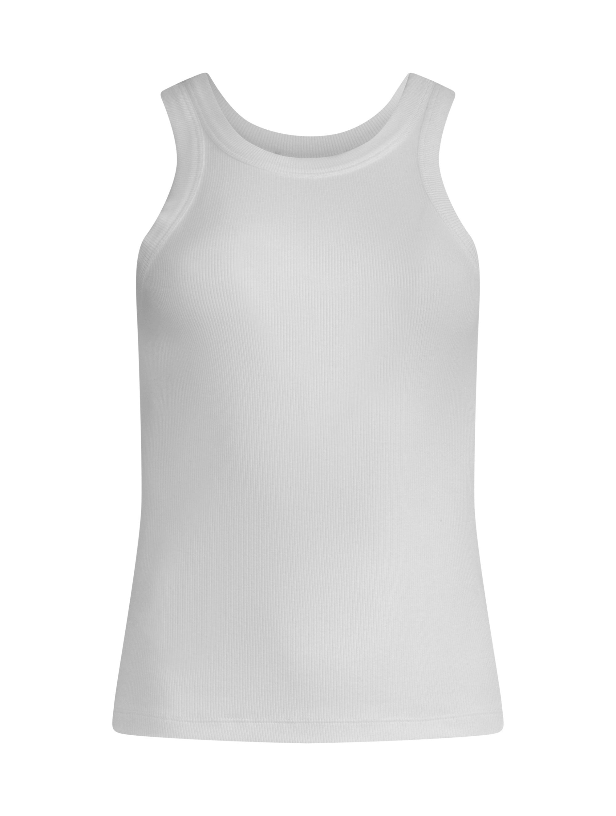 Tanktop aus weichen Rippenjersey, gefertigt aus hochwertigem Baumwoll- und Bamboo Mix mit Elastan.