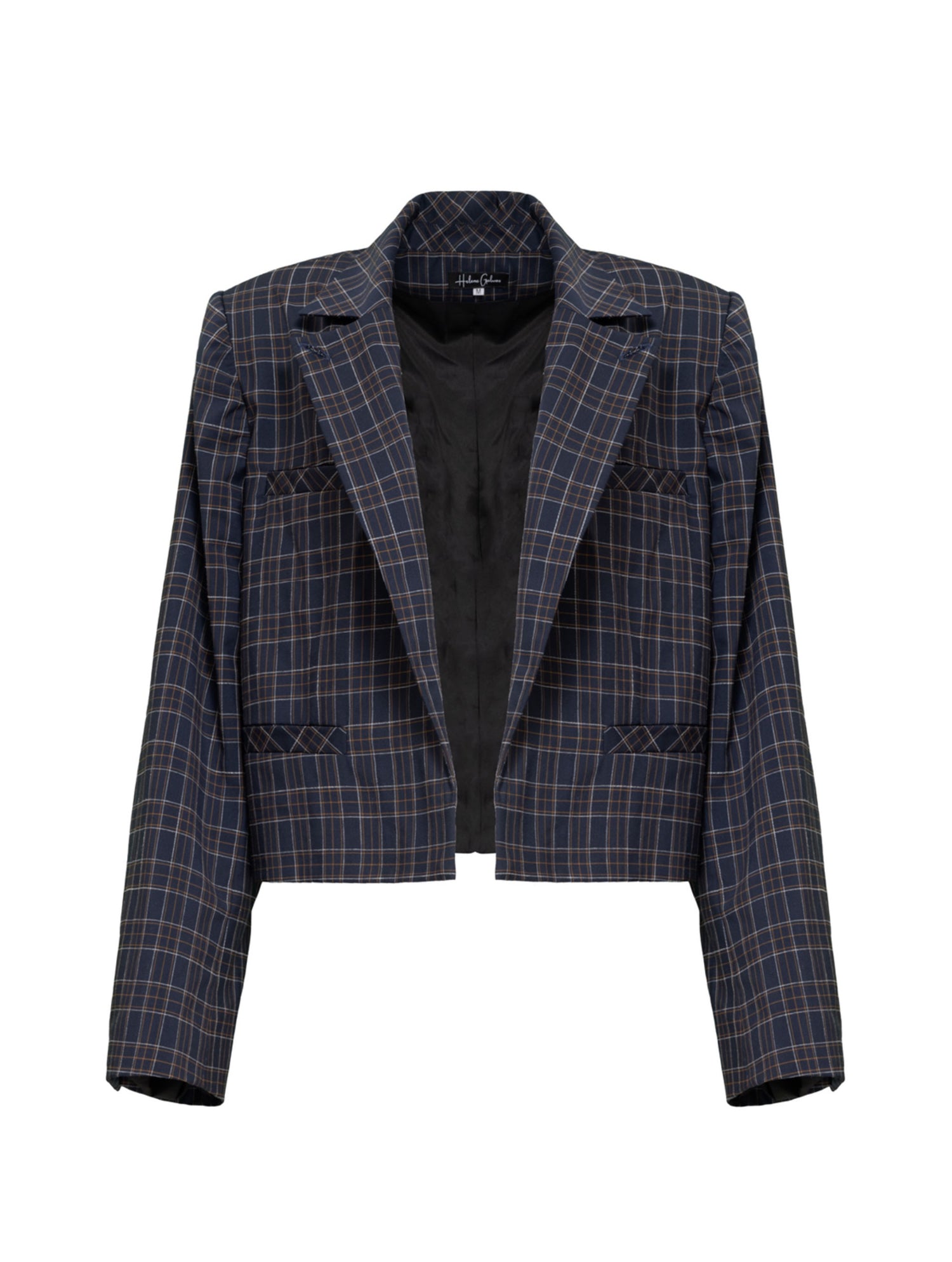 Kurze Blazerjacke Hager mit geradem Schnitt aus 100% Merinowolle von Helene Galwas