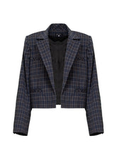 Kurze Blazerjacke Hager mit geradem Schnitt aus 100% Merinowolle von Helene Galwas