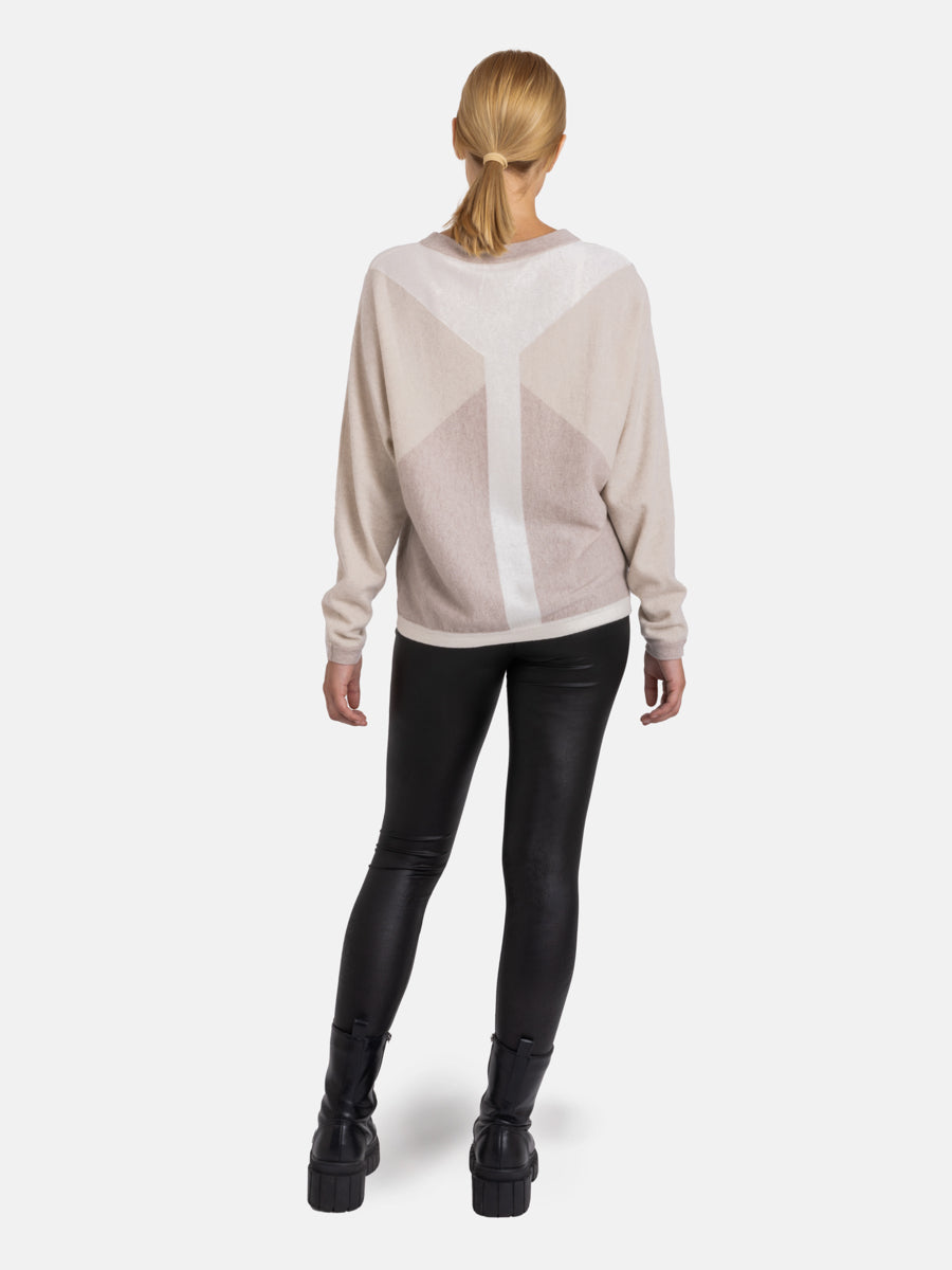 Locker geschnittener Kaschmir-Pullover Hermine mit hohem Tragekomfort von Helene Galwas