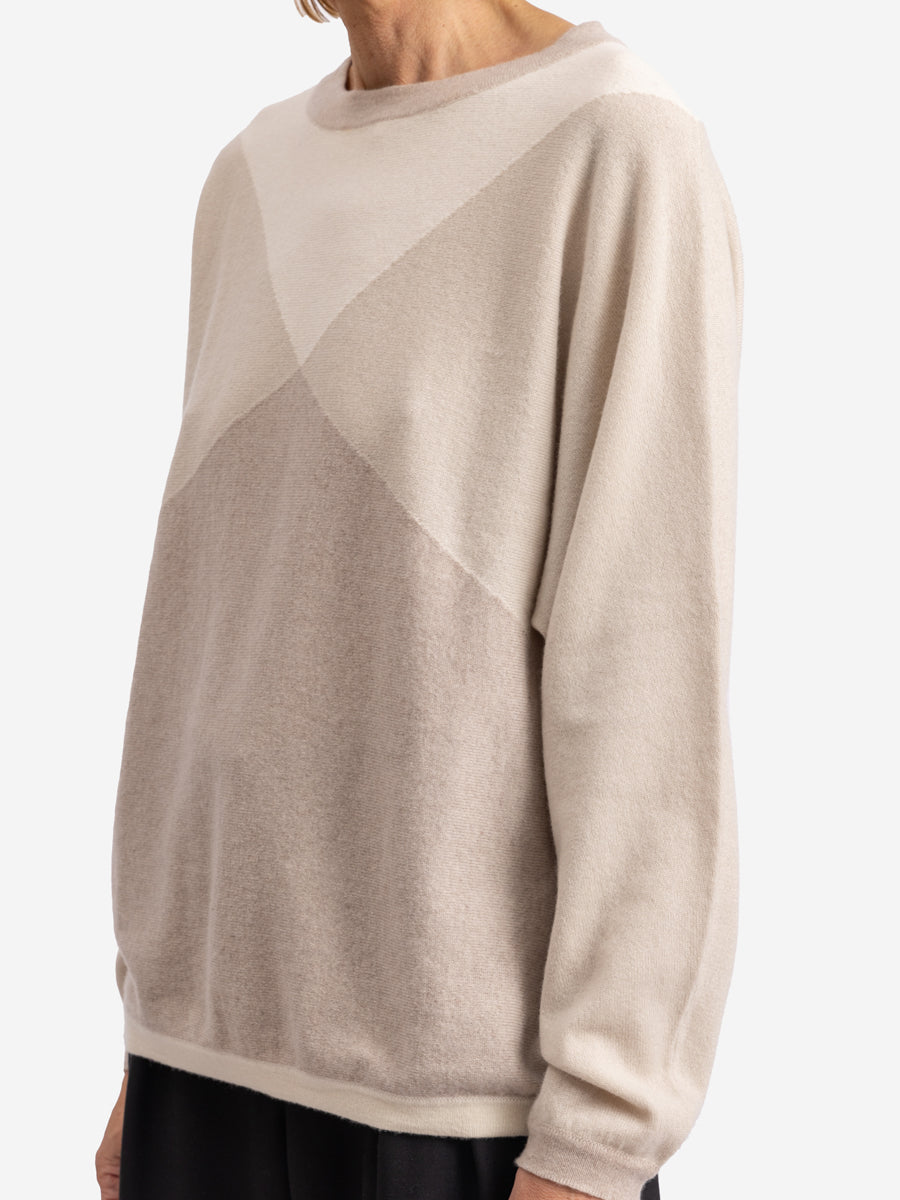 Locker geschnittener Kaschmir-Pullover Hermine mit hohem Tragekomfort von Helene Galwas