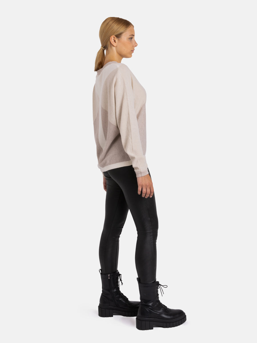 Locker geschnittener Kaschmir-Pullover Hermine mit hohem Tragekomfort von Helene Galwas