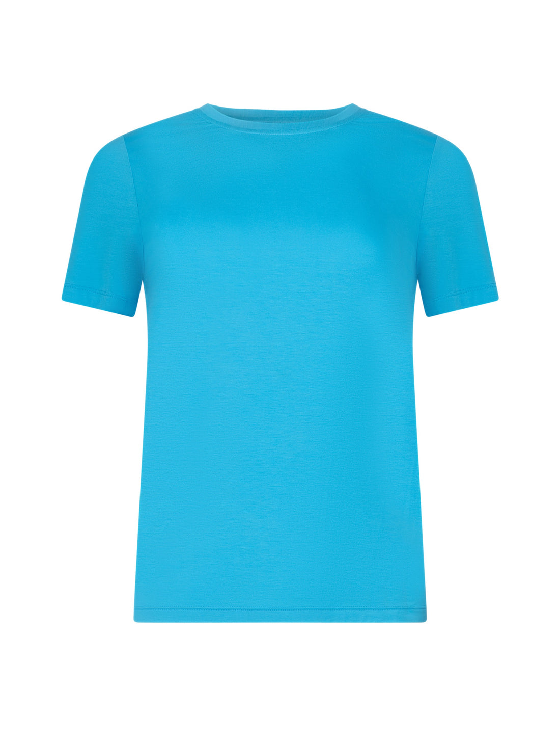 Klassisches T-Shirt mit Rundhalsausschnitt aus hochwertigem, atmungsaktiven Premium Jersey