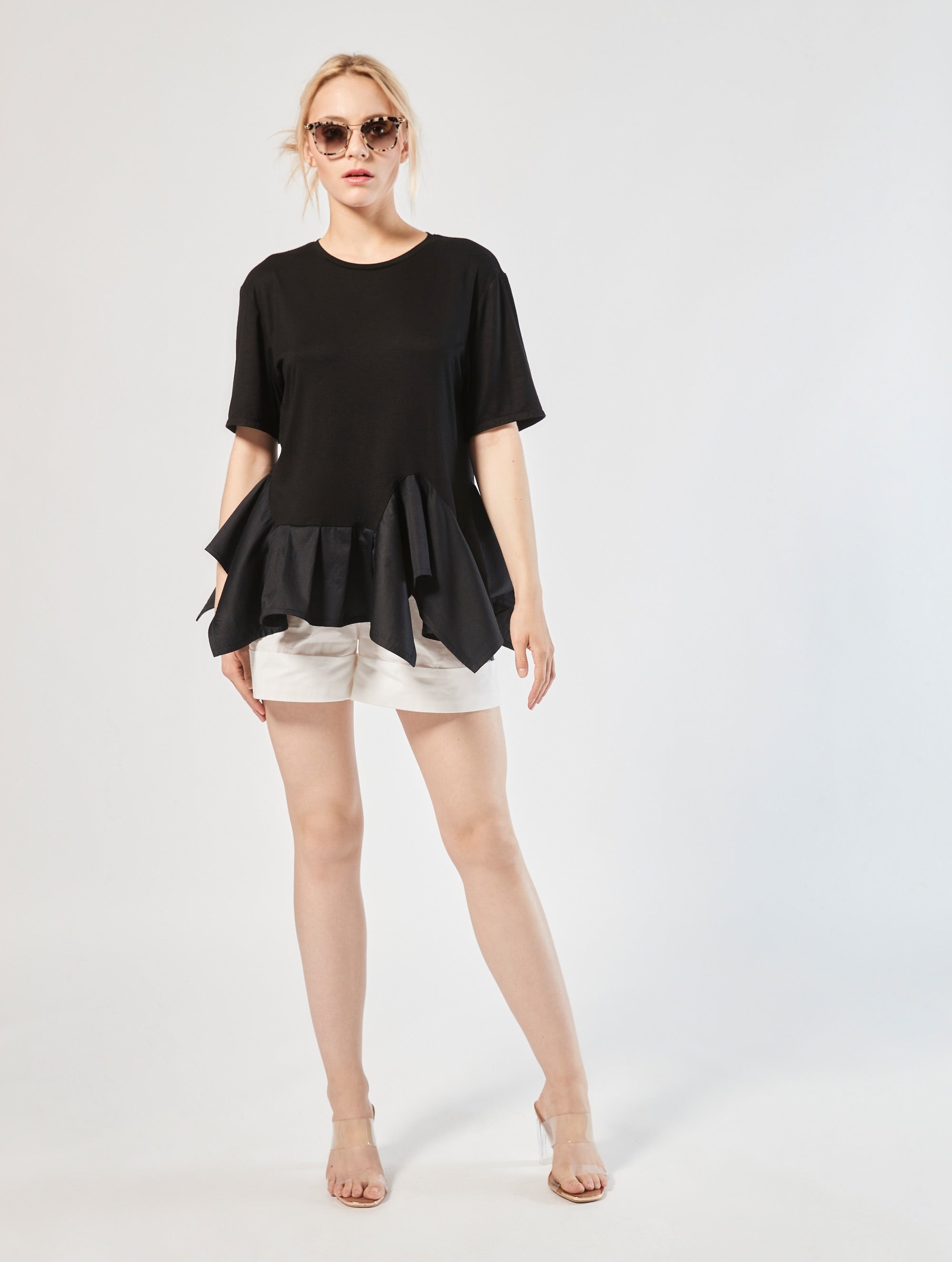 Flo - T-Shirt mit Volants