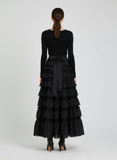 Schwarzer MaxiRock. Black Maxi skirt