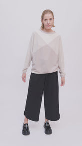 Locker geschnittener Kaschmir-Pullover Hermine mit hohem Tragekomfort von Helene Galwas