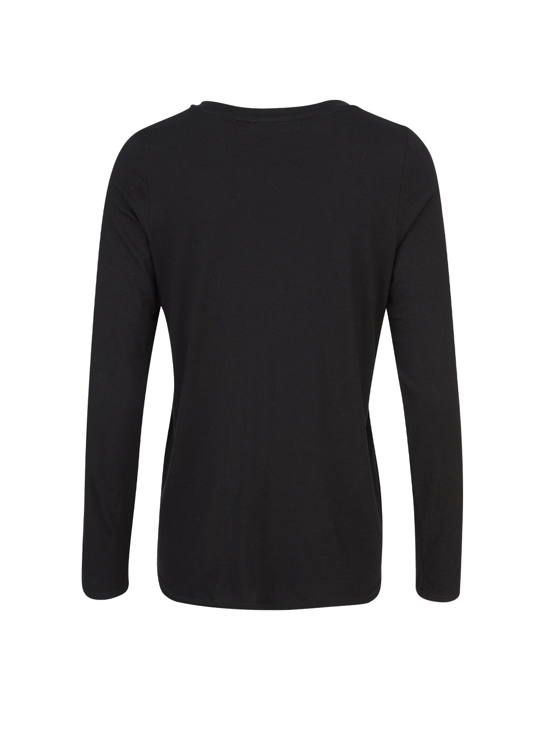 Basic langarm Shirt aus Viskose, vielseitig einsetzbar