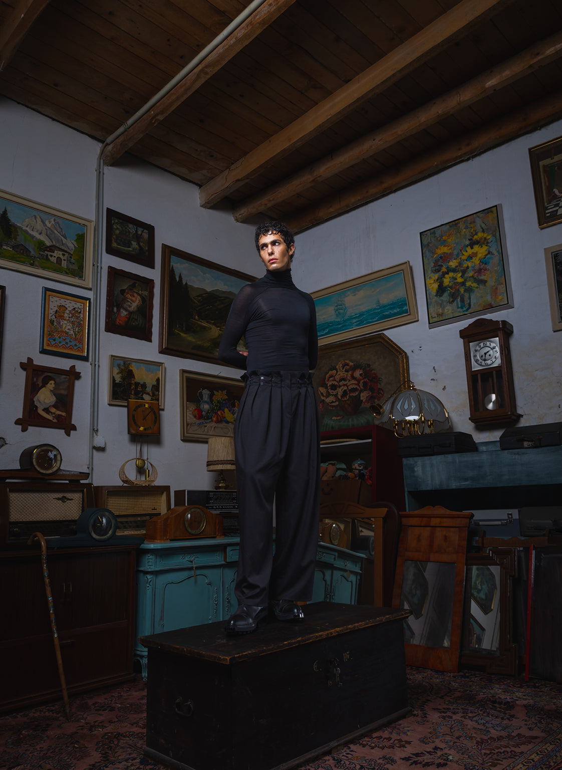 Raffiniert am Bund variabel verstellbare One-Size-Hose Herma von Helene Galwas