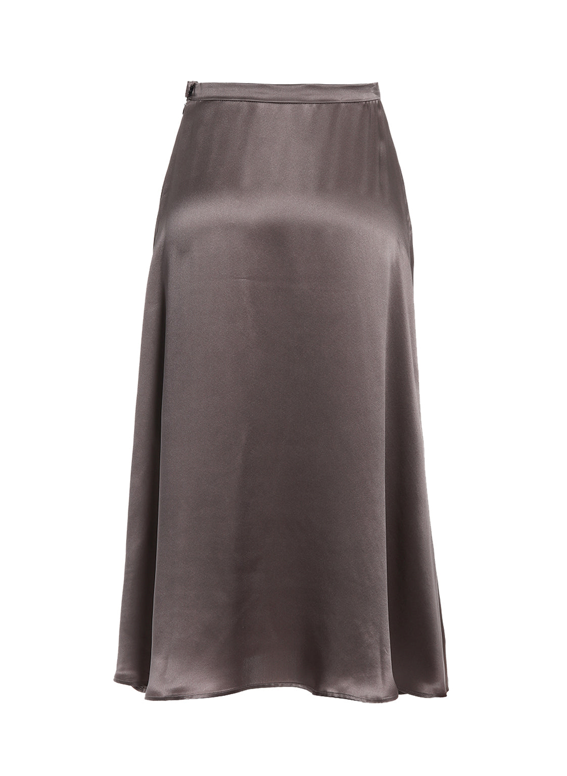 Midi-Rock hergestellt aus 100% hochwertiger Seide und einem klassischen Schnitt