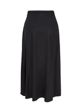 Midi-Rock hergestellt aus 100% hochwertiger Seide und einem klassischen Schnitt