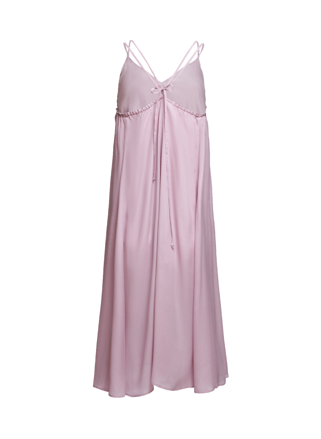 Luftiges Trägerkleid aus hochwertigem Viskose-Seide Mix