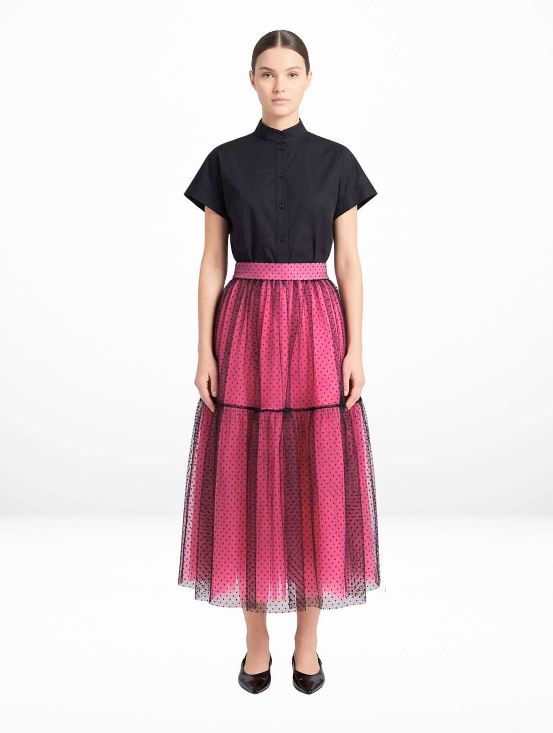 Minora - Tulle maxi skirt