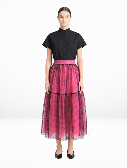 Minora - Tulle maxi skirt