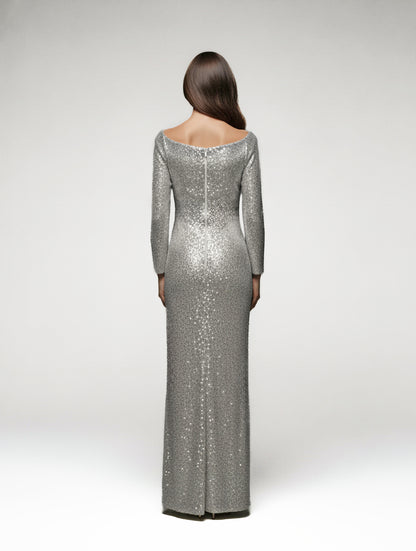 Celia-Red Carpet-Glitzernde Eleganz Pailletten Kleid