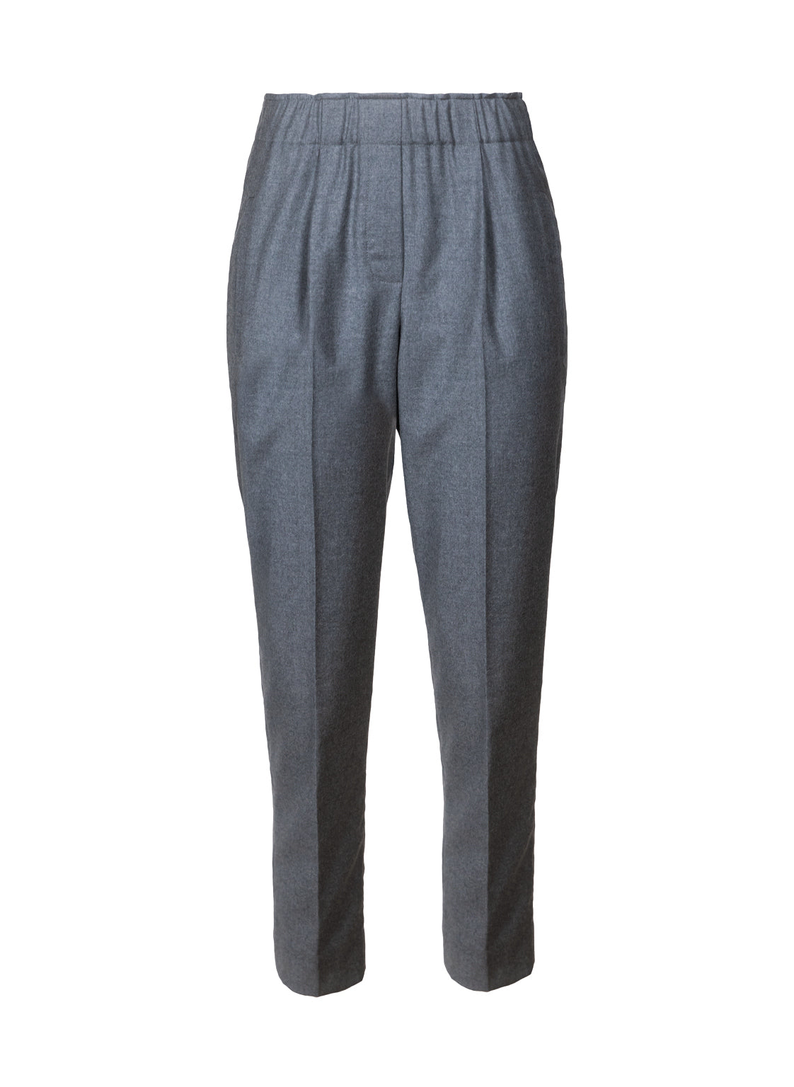 „LOLA“ ist eine hochwertige Jogger-Stil-Hose aus feiner Wolle, die durch außergewöhnlichen Tragekomfort, Wärme und Bewegungsfreiheit überzeugt. Vielseitig kombinierbar – ob leger mit Sneakern oder elegant mit Pumps – und nachhaltig in Europa gefertigt.