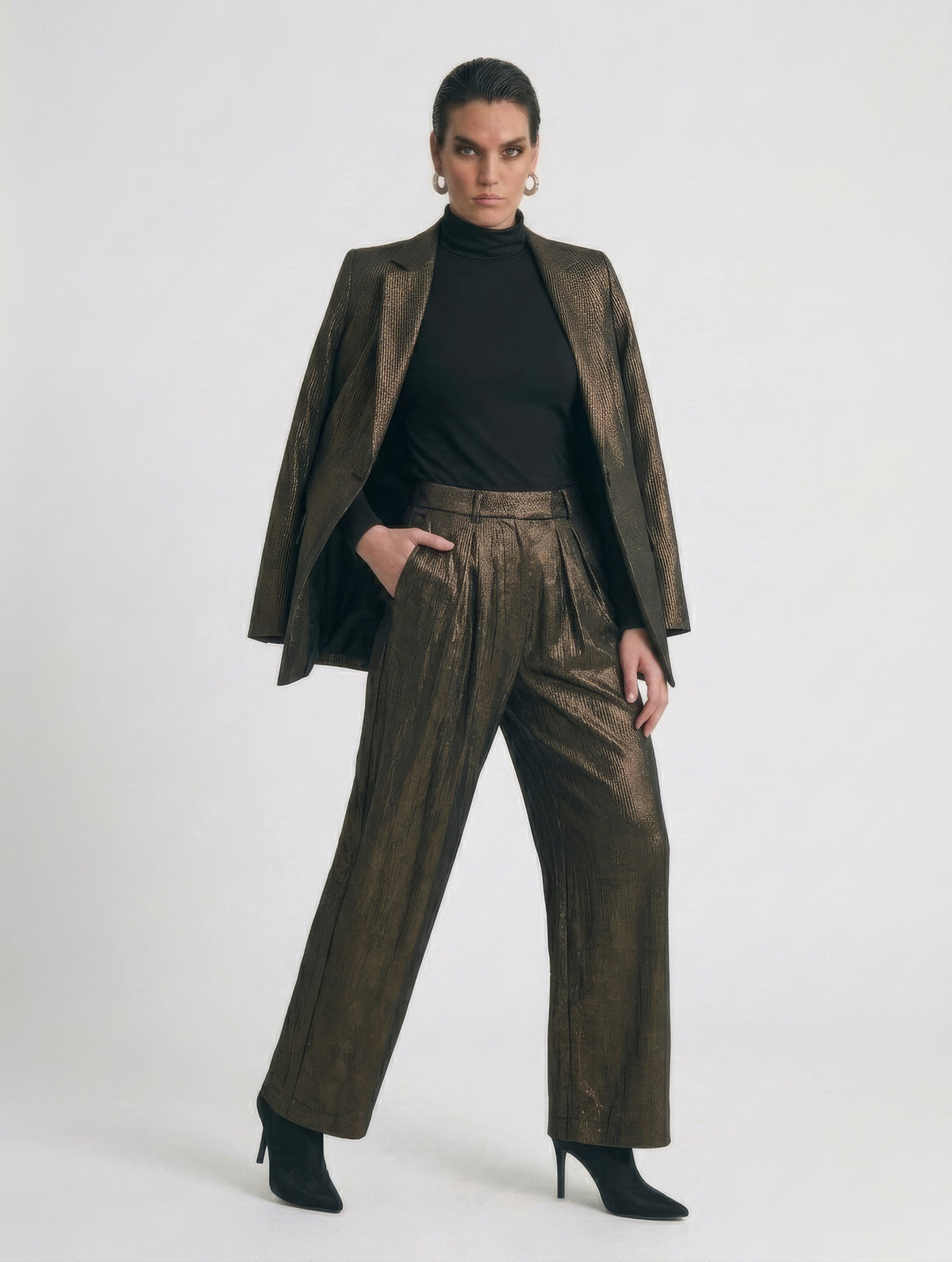 Haleare - Blazer Jacke aus feinem Samt
