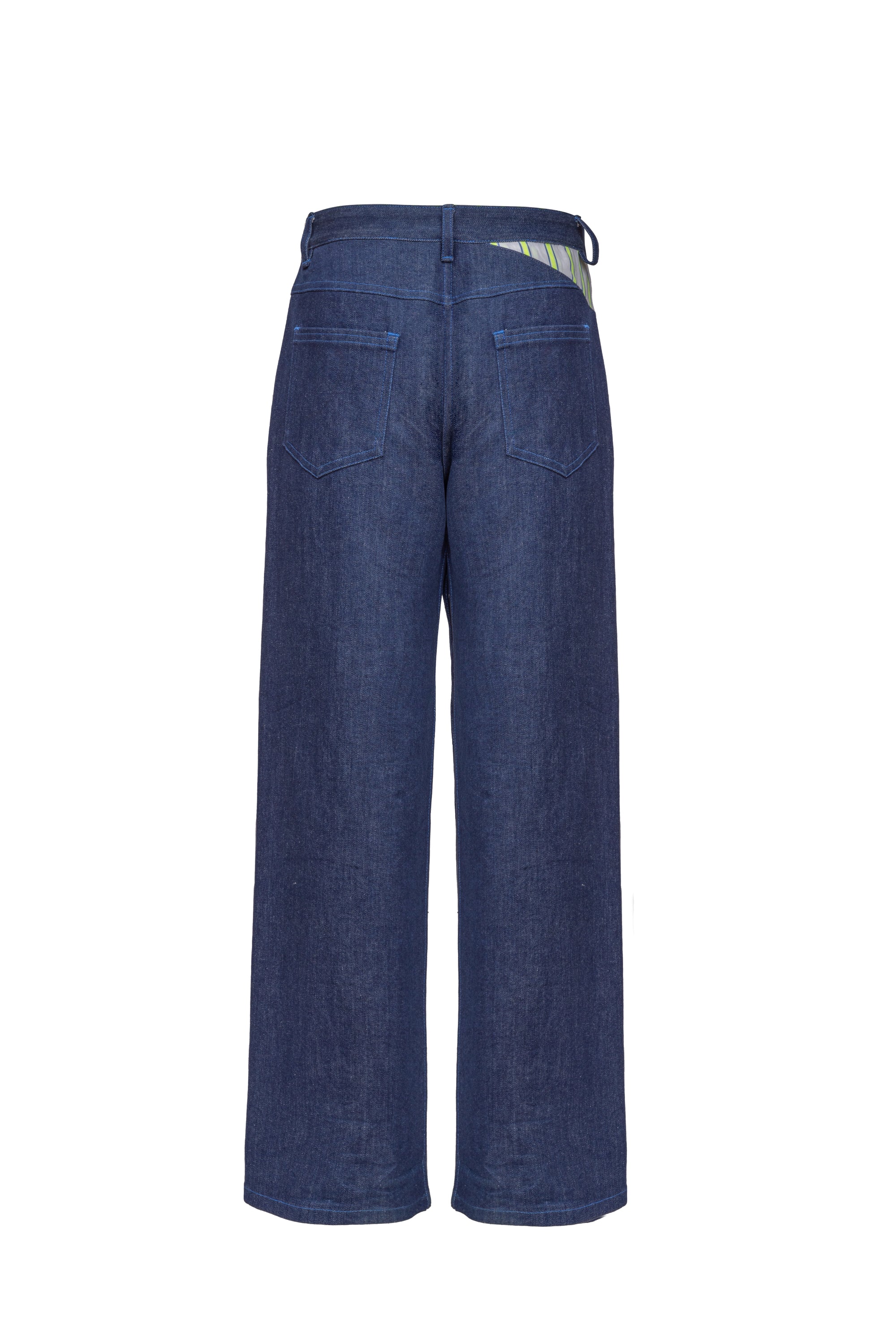 2-in-1 Jeans mit weitem Hosenbein und Destroyed-Look und verschiedenen Tragemöglichkeiten mit den integrierten Shorts
