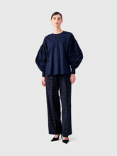 Weite Bluse aus 100% Bio-Baumwolle Hadley mit schlichtem Design von Helene Galwas.