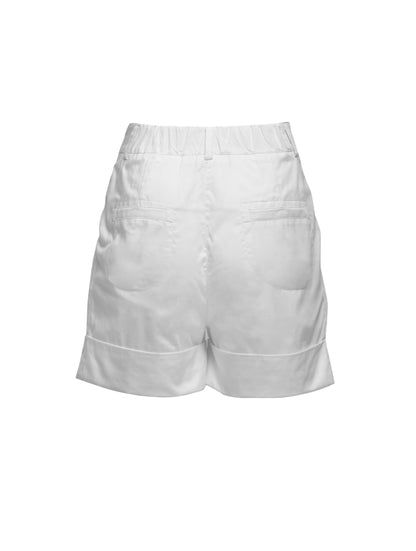 Locker geschnittene Shorts aus Premium Baumwolle und Eingriffstaschen an den Seiten