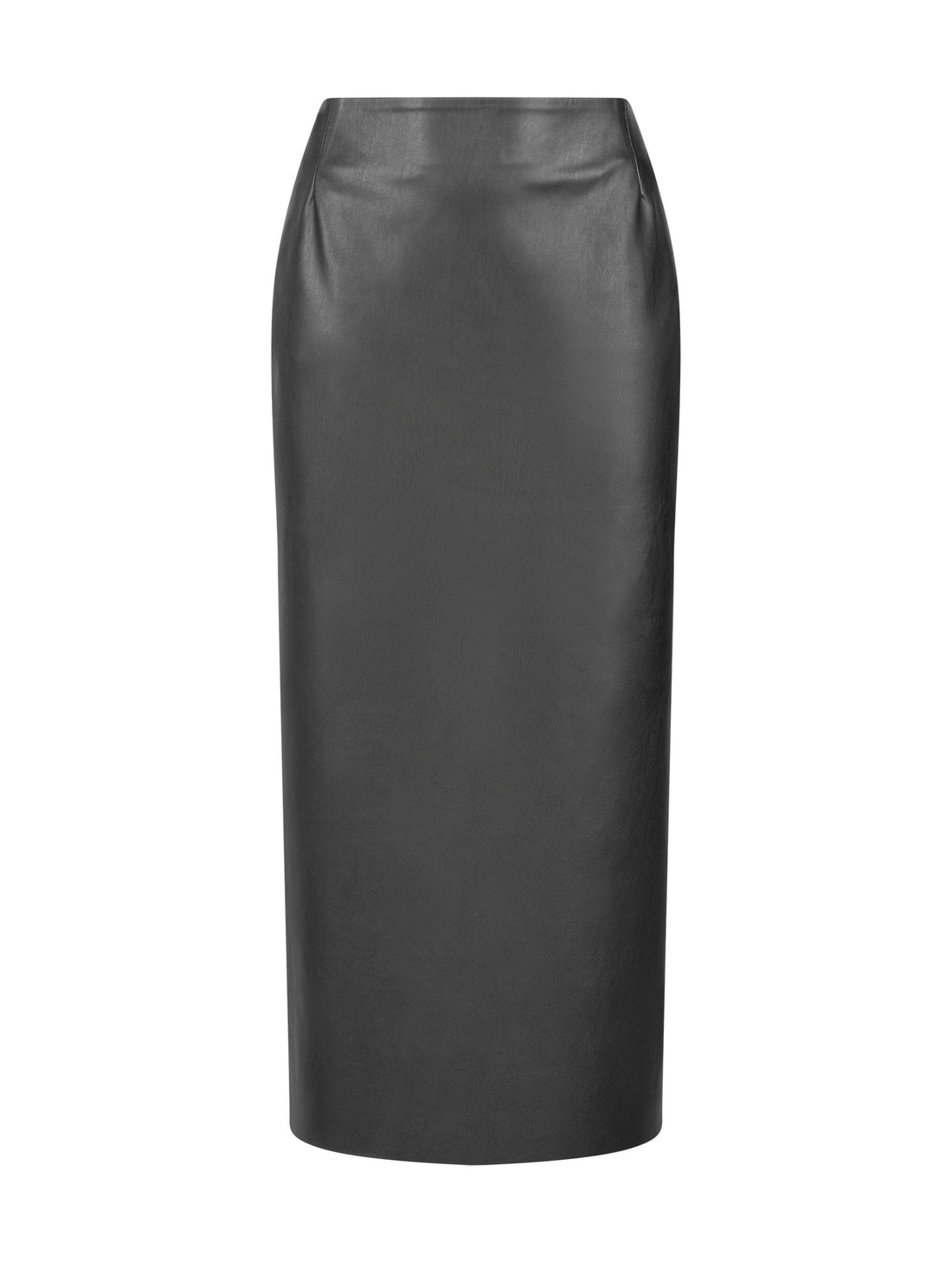 Maxi-Bleistiftrock mit versteckten Seitennahttaschen und einem langen Schlitz auf der Rückseite. Dieses Modell ist Teil unserer REBORN-Kollektion und steht für unsere "Zero-Waste-Politik".