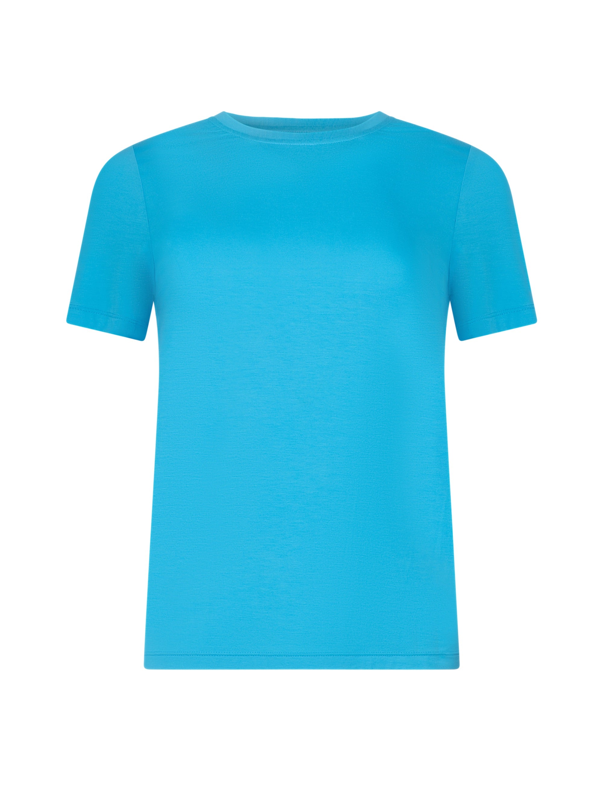 Klassisches T-Shirt mit Rundhalsausschnitt aus hochwertigem, atmungsaktiven Premium Jersey