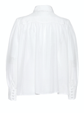 Leichte Bluse aus hochwertigem Seidenmix, Biesen im Brustbereich und einem großzügigen Schnitt an den Ärmeln