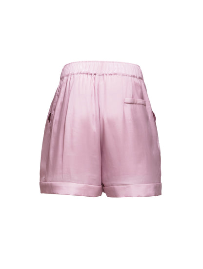 Locker geschnittene Shorts aus einer luxuriösen Mischung aus Seide und Elastan.