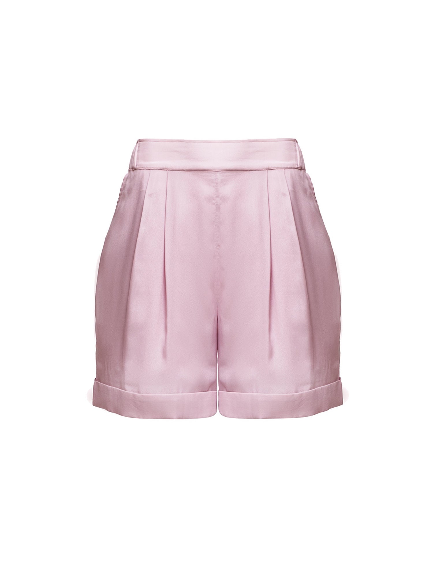 Locker geschnittene Shorts aus einer luxuriösen Mischung aus Seide und Elastan.
