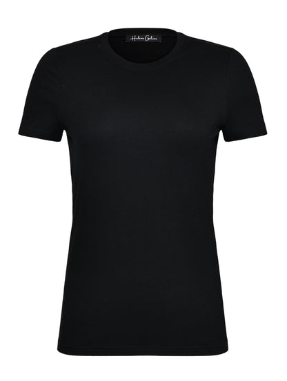 Klassisches T-Shirt mit Rundhalsausschnitt aus hochwertigem, atmungsaktiven Premium Jersey