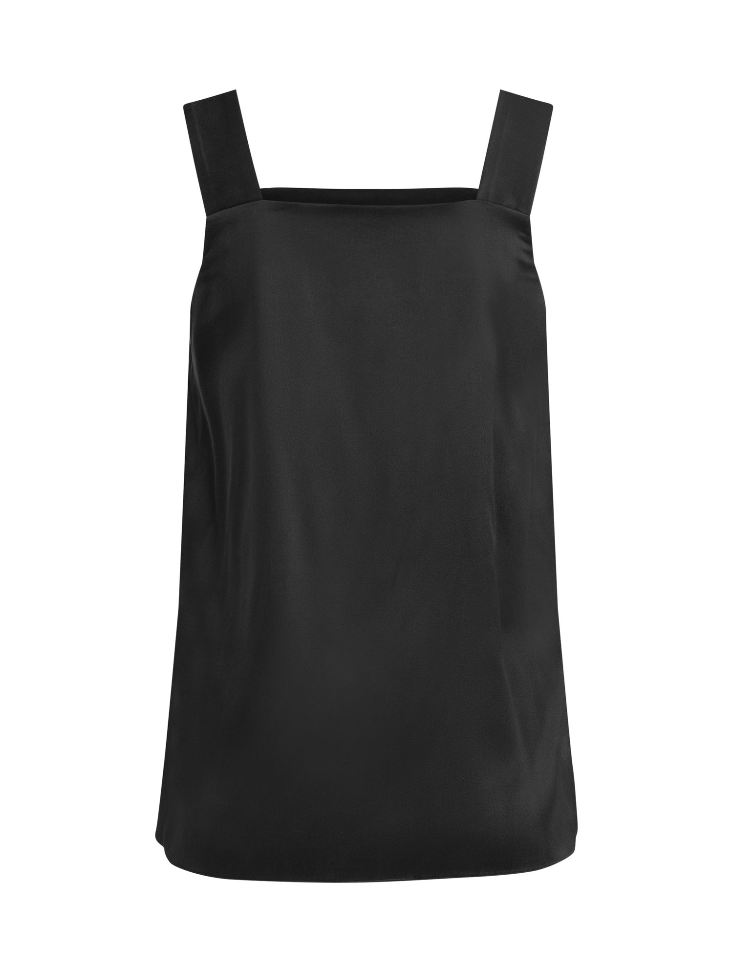 Tanktop aus Seidensatin mit breiten Trägern und Brustabnähern, sowie kleinen Einsätzen am Saumende an den Seitennähten. Dieses Produkt ist Teil unserer Reborn Linie.