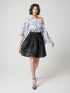 Helene Galwas, Demi, Flared Skirt, Organza Silk.