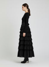 Schwarzer MaxiRock. Black Maxi skirt