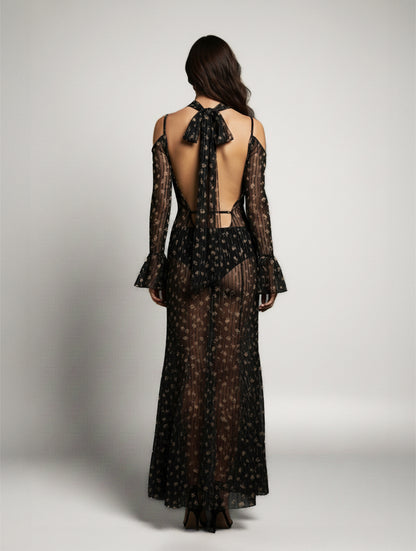 Lilith- blumengemusterte Kleid