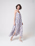 Helene Galwas, Denise, Loose strap dress, viscose silk, Floral.