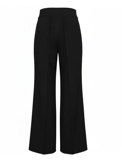 Tanja trousers with wide leg hem