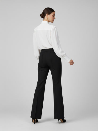 Tanja trousers with wide leg hem