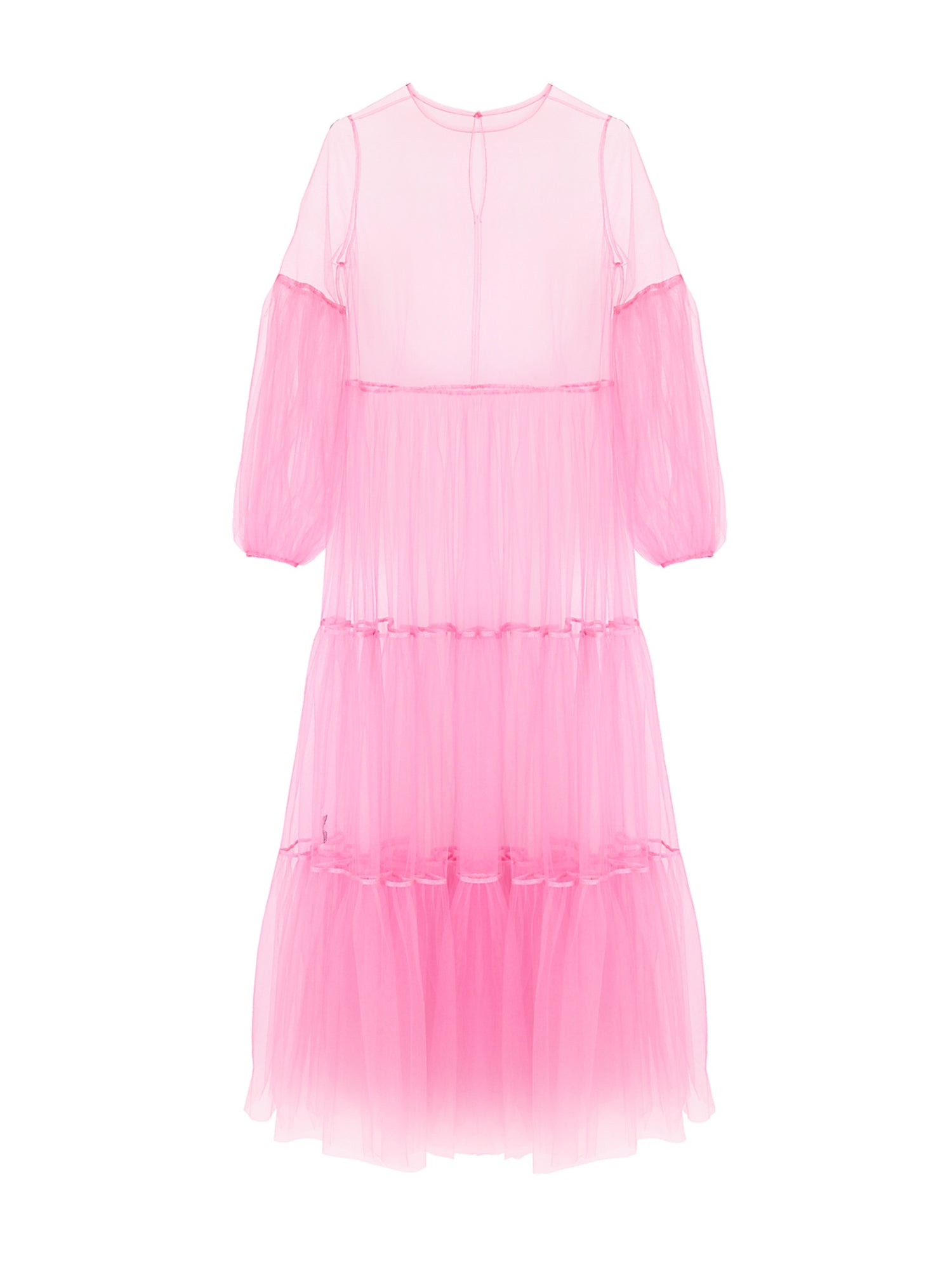 neon rose maxi dress Neon Rose Gingham Ruffle Maxi Dress
