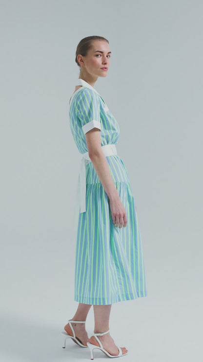 Katinka - Striped midi dress