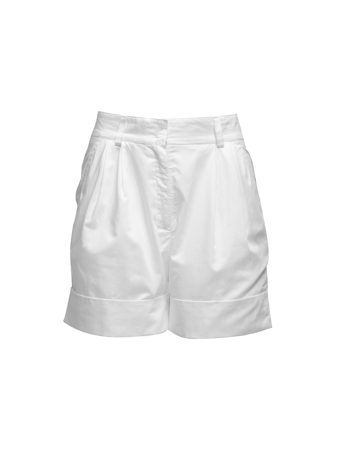 Locker geschnittene Shorts aus Premium Baumwolle und Eingriffstaschen an den Seiten