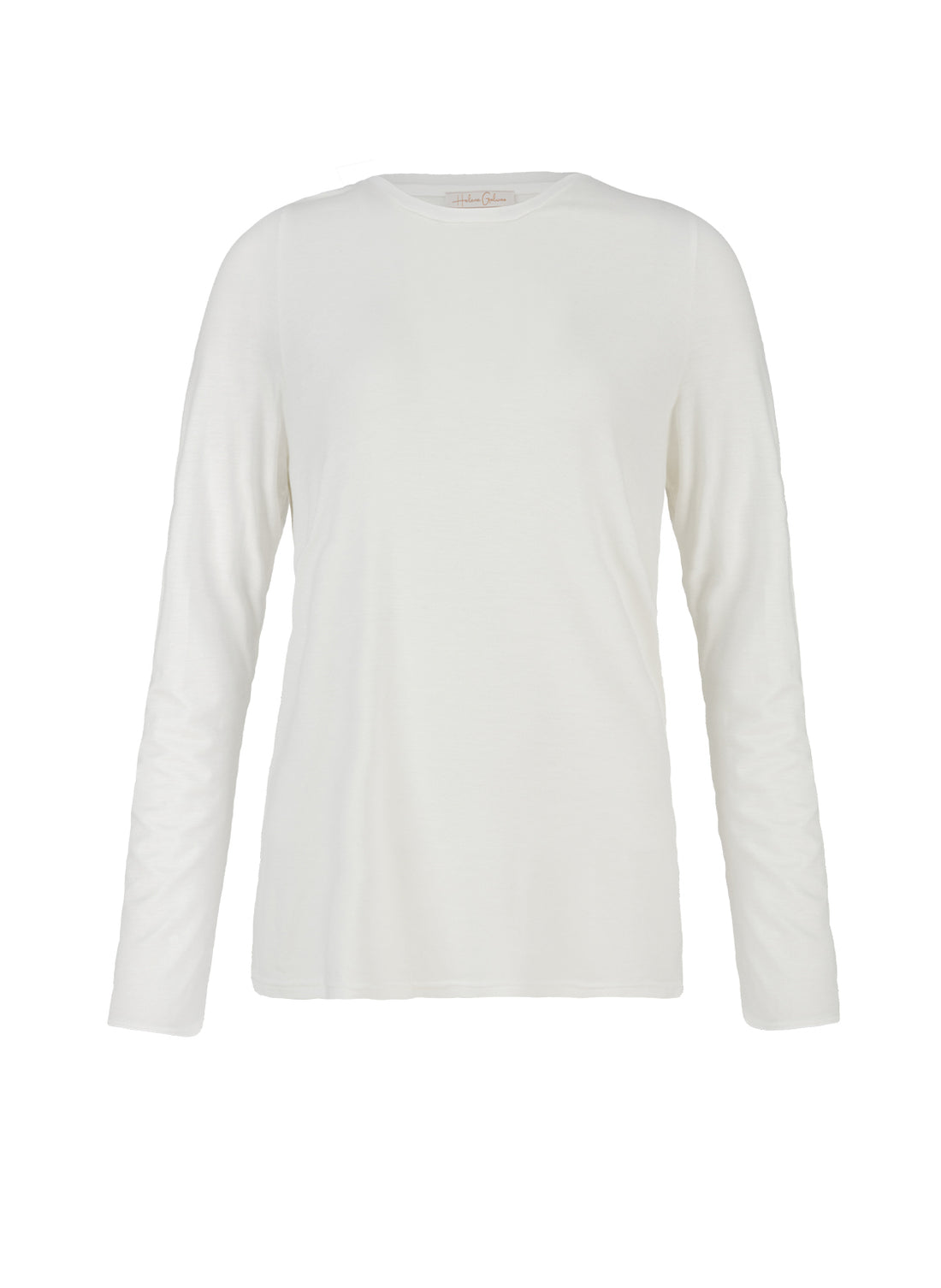 Basic langarm Shirt aus Viskose, vielseitig einsetzbar