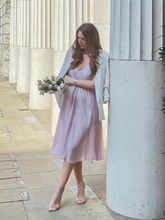 Luftiges Trägerkleid aus hochwertigem Viskose-Seide Mix