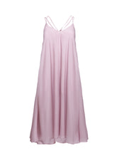 Luftiges Trägerkleid aus hochwertigem Viskose-Seide Mix